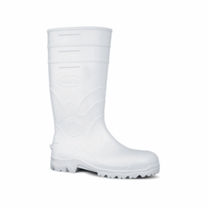 Bota de PVC Cano Longo Branco